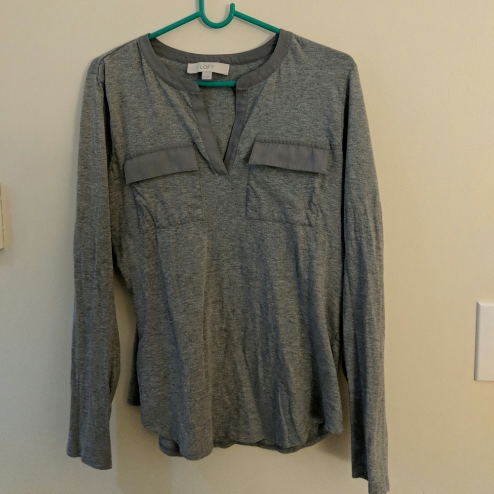 Grey Loft long sleeve shirt